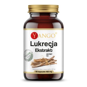Yango - Lukrecja - ekstrakt 10:1 - 60 kaps. - Odporność