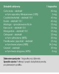 detoks - 50 kapsulek - panaseus -  moringa, granat, ostropest, gotu kola, karczoch, kwercetyna, czystek, burak, mangostan