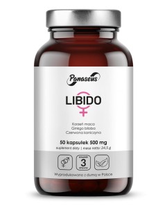 Panaseus - Libido Kobieta  - 50 kapsułek - Korzeń Maca