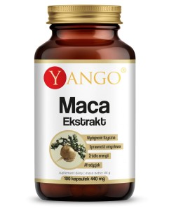Yango - Korzeń Maca - ekstrakt 10:1 - 100 kaps. - Afrodyzjak