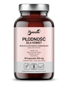  Panaseus - Płodność dla kobiet - 50 kaps