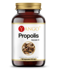 Yango - Propolis - ekstrakt 4:1 - 90 kaps. - Kit Pszczeli