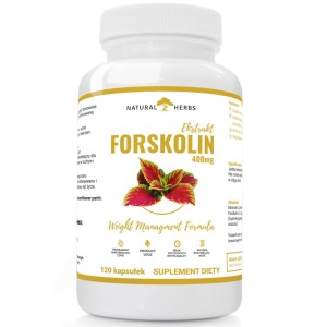 Forskolin Pokrzywa Indyjska 400mg Oryginalna PRODUKT WEGE - Altopharma - 120 kapsułek