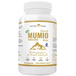 Mumio himalajskie 400mg Shilajit Extract PRODUKT WEGE - Altopharma - 90 kapsułek
