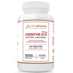 COENZYME Q10 NATURAL UBICHINON 30mg DO SSANIA PRODUKT WEGE - Altopharma - 60 tabletek