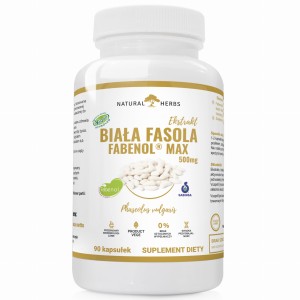 Biała Fasola 500mg Fabenol Max Glukoza Ekstrakt 90 kaps - Altopharma - Wchłanianie Glukozy z Posiłku