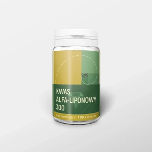 Kwas alfa-liponowy 100 kapsułek x 300mg - Nanga - Cukier