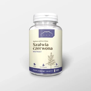 Szałwia czerwona ekstrakt w kapsułkach 700 mg - DanShen - Nanga - Krążenie Krwi