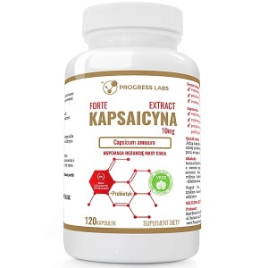 Progress Labs - Kapsaicyna Forte Extract + Prebiotyk Produkt Vege 120 Kapsułek