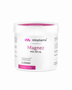 Mitopharma - Magnez MSE 120 kaps. - Monopreparat z 300 mg tlenku magnezu
