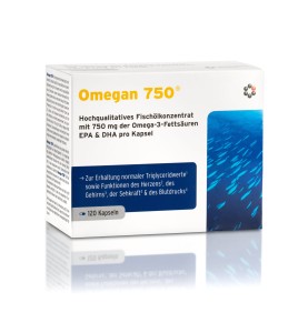 Mitopharma - Omegan 750 60 kaps. - kwasy tłuszczowe omega-3
