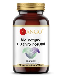 Yango - Mio-inozytol + D-chiro-inozytol - 100 kapsułek