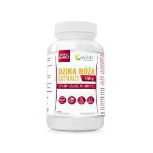 Wish Pharmaceutical - Dzika Róża 750 mg 120 kapsułek