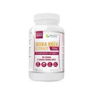 Wish Pharmaceutical - DZIKA RÓŻA 200mg DO SSANIA 120 TABLETEK
