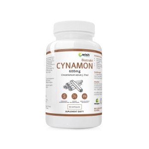 Wish Pharmaceutical - CYNAMON 600mg   90 Kapsułek