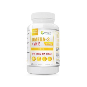 Wish Pharmaceutical - Omega-3 1000mg  90 KAPSUŁEK MIĘKKICH