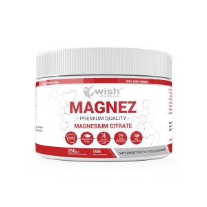 Wish Pharmaceutical - MAGNEZ W PROSZKU CYTRYNIAN MAGNEZU 250g