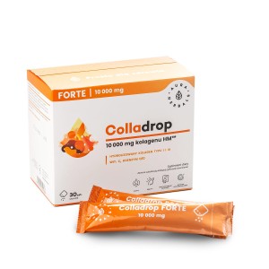 Aura Herbals - Colladrop Forte, kolagen morski 10000 mg, saszetki 30 szt.