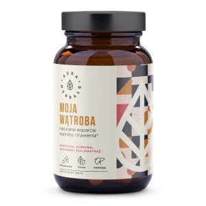 Aura Herbals - Moja Wątroba, karczoch, ostropest, kurkuma, kapsułki 60 szt.