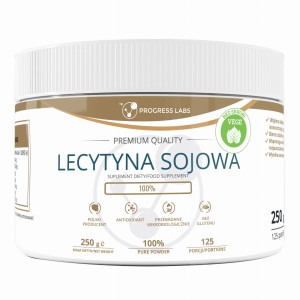 Progress Labs - Lecytyna Sojowa 100% w proszku - 250g