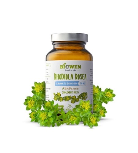 Biowen - Rhodiola Rosea - Różaniec Górski - 60 kapsułek - 420mg be-effective
