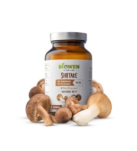 Biowen - Ekstrakt z Shiitake (twardziak jadalny) - 90 kapsułek -  400mg