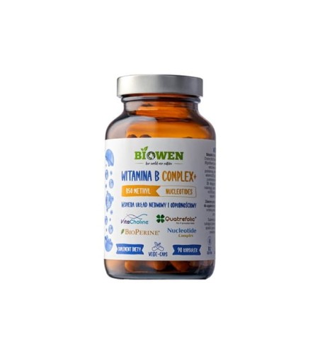 Biowen - Witamina B Complex - 90 kapsułek be-effective