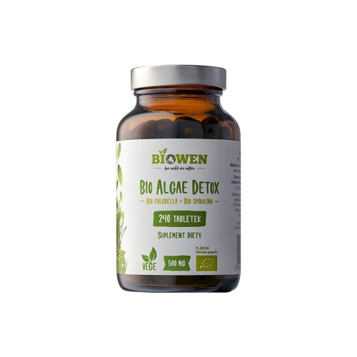Biowen - BIO Algae Detox - 500 mg - 240 tabletek be-effective