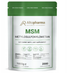 AltoPharma - MSM 500 mg - Siarka Organiczna w Proszku - 1000g