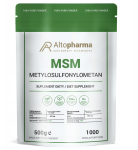 AltoPharma - MSM 500 mg - Siarka Organiczna w Proszku - 500g