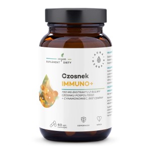 Aura Herbals - Czosnek Immuno+ kapsułki - 60 szt.