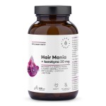 Aura Herbals - Hair Mania + keratyna 20 mg, kapsułki - 120 szt.