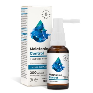 Aura Herbals - Melatonina Control + Melisa, aerozol 30 ml