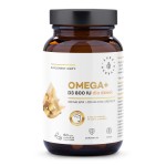 Aura Herbals - Omega+ Witamina D3 800 IU dla dzieci, kapsułki twist-off 60 szt.