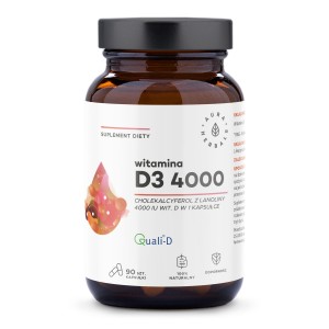 Aura Herbals - Witamina D3 4000 IU kapsułki 90 szt.