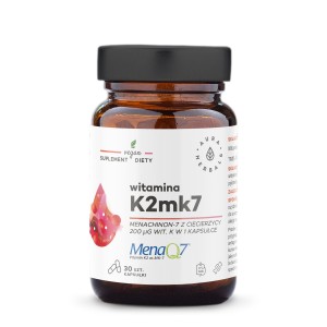 Aura Herbals - Witamina K2MK7 MenaQ7 200 mg kapsułki 30 szt.