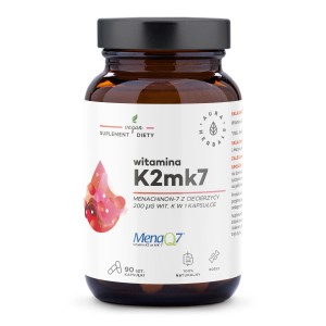 Aura Herbals - Witamina K2MK7 MenaQ7 200 mg kapsułki 90 szt.