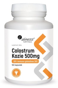 Aliness - Colostrum Kozie IG 28% 500 mg x 100 kaps.
