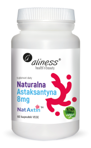 Aliness - Naturalna Astaksantyna Nat Axtin 8mg x 60 caps