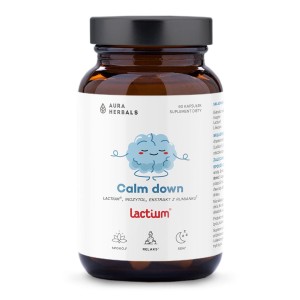 Aura Herbals - Calm Down, Lactium, kapsułki 60 szt.