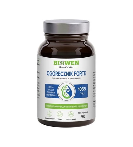 Biowen - Ogórecznik Forte - 90 kaps.  be-effective