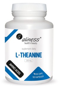 Aliness - L-Theanine 200 mg x 100 Vege caps.