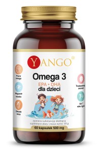 Yango - Omega 3 dla dzieci EPA + DHA -  60 kapsułek