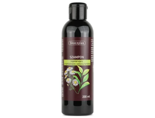 Skoczylas - Szampon regenerujący z rumiankiem i zieloną herbatą - 200 ml  be-effective