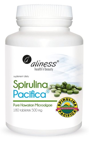 Aliness - Spirulina Hawajska Pacyfica® x 180 tabletek be-effective