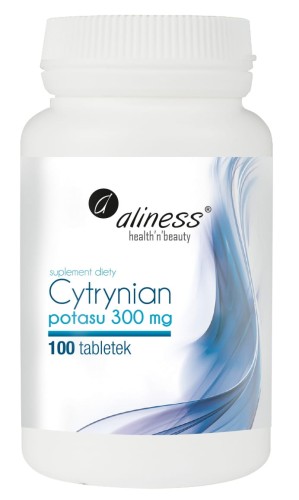 Aliness - Cytrynian Potasu 300 mg x 100 tabletek VEGE be-effective