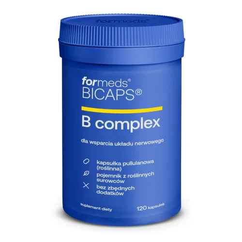 Formeds - Bicaps B Complex - kompleks witamin B, 120 kaps be-effective