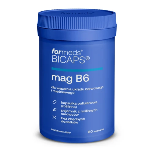 Formeds - Bicaps mag B6 Cytrynian Magnezu 60 kapsułek be-effective