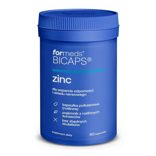 Formeds - Bicaps zinc 25 mg - Cynk - 60 kaps be-effective