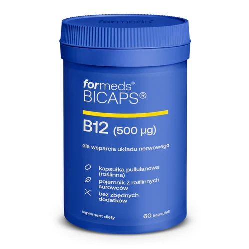 Formeds - Bicaps B12 500 µg - 60 kapsułek be-effective